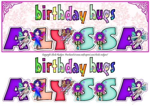 FAIRY NAMES - ALYSSA