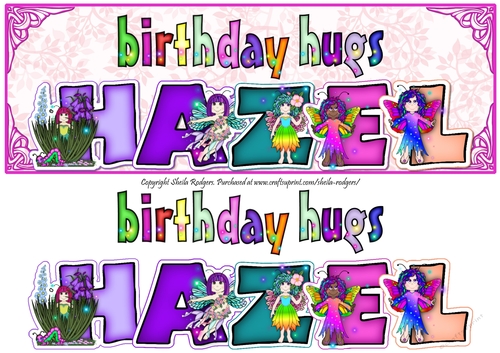 FAIRY NAMES - HAZEL