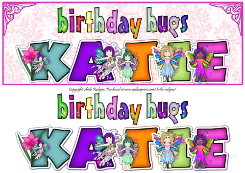 FAIRY NAMES - KATIE