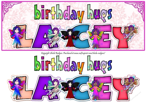 FAIRY NAMES - LACEY