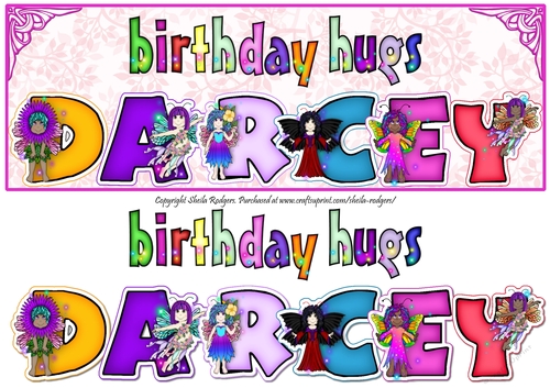 FAIRY NAMES - DARCEY
