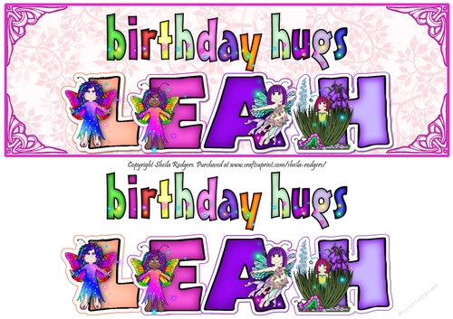 FAIRY NAMES - LEAH
