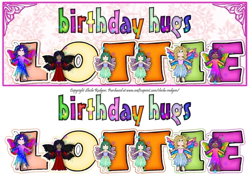 FAIRY NAMES - LOTTIE