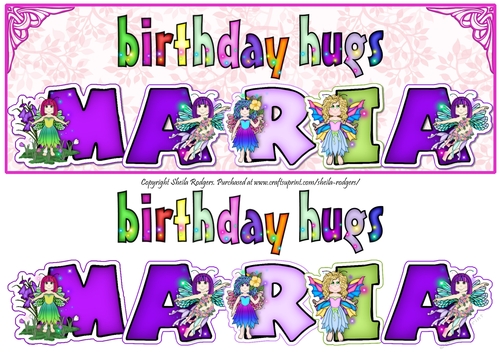 FAIRY NAMES - MARIA