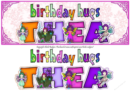 FAIRY NAMES - THEA