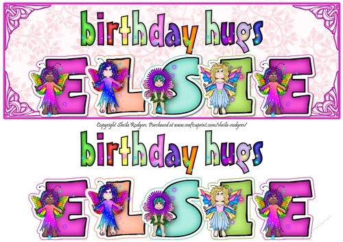 FAIRY NAMES - ELSIE