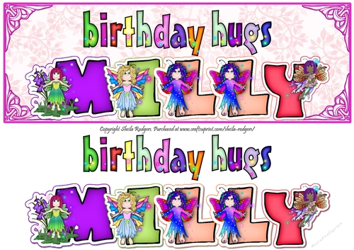 FAIRY NAMES - MILLY