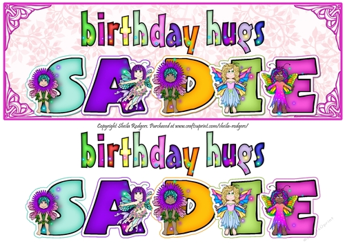 FAIRY NAMES - SADIE
