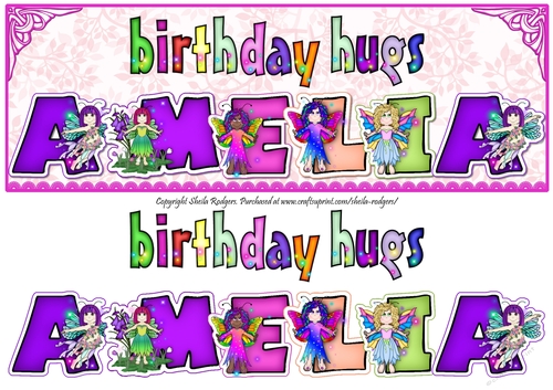 FAIRY NAMES - AMELIA