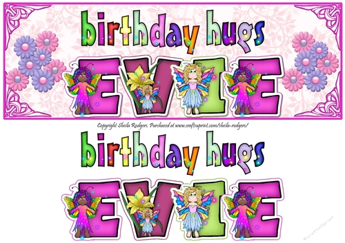 FAIRY NAMES - EVIE