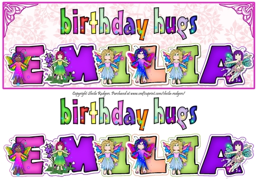 FAIRY NAMES - EMILIA