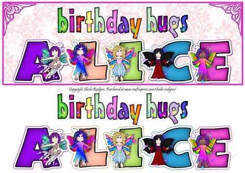 FAIRY NAMES - ALICE