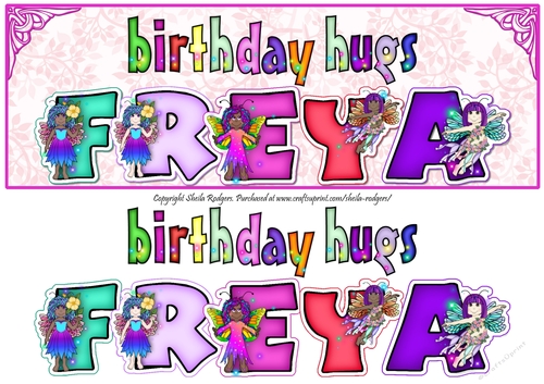 FAIRY NAMES - FREYA