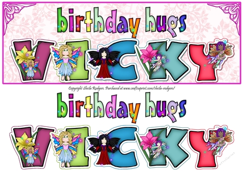 FAIRY NAMES - VICKY