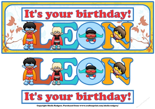 SUPERHERO NAMES - LEON