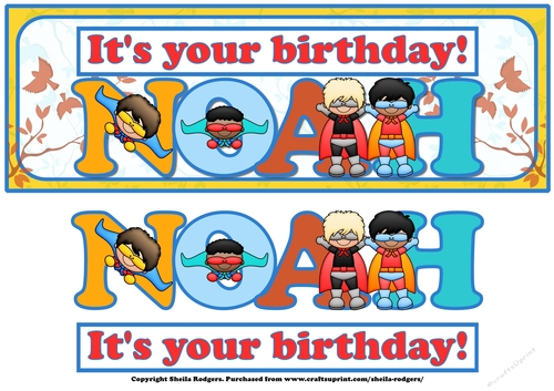 SUPERHERO NAMES - NOAH