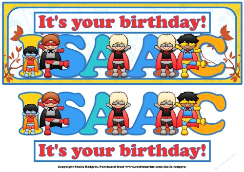 SUPERHERO NAMES - ISAAC