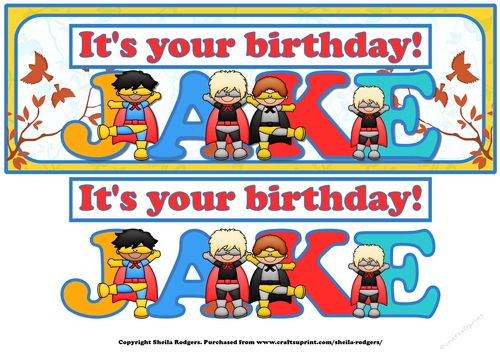SUPERHERO NAMES - JAKE