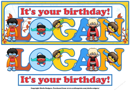 SUPERHERO NAMES - LOGAN