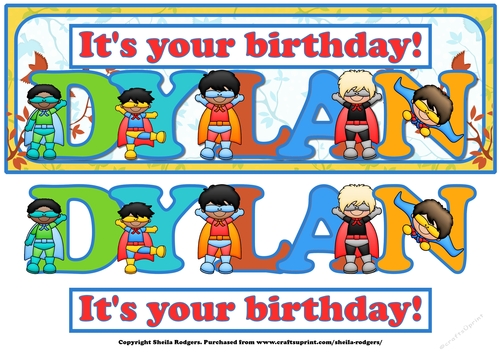 SUPERHERO NAMES - DYLAN