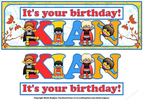 SUPERHERO NAMES - KIAN