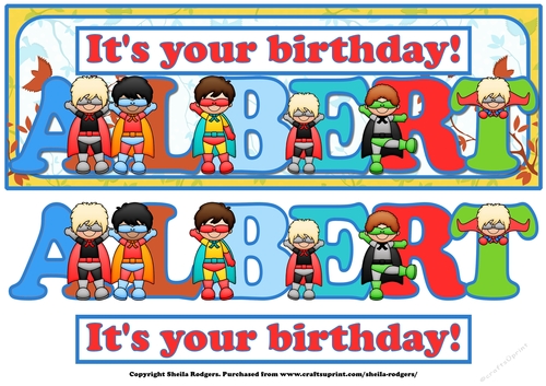 SUPERHERO NAMES - ALBERT