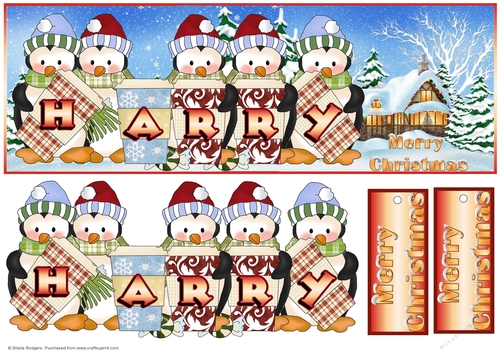 PENGUIN CUPS NAMES - HARRY