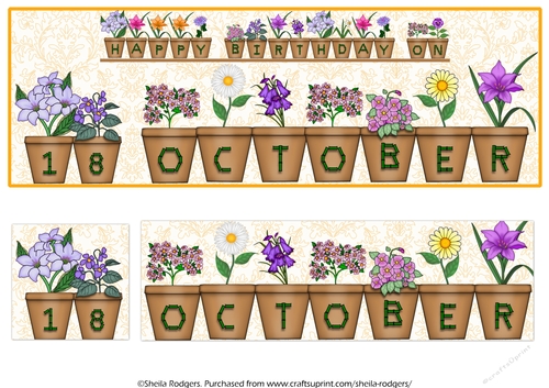 DAY OF THE YEAR BIRTHDAY FEMALE - OCTOBER 18