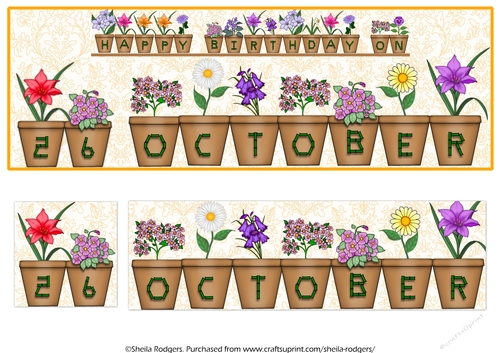 DAY OF THE YEAR BIRTHDAY FEMALE - OCTOBER 26
