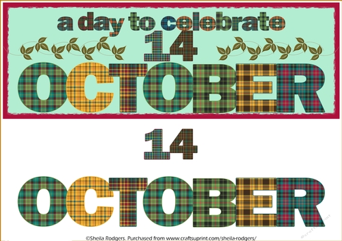 DAY OF THE YEAR - OCTOBER 14