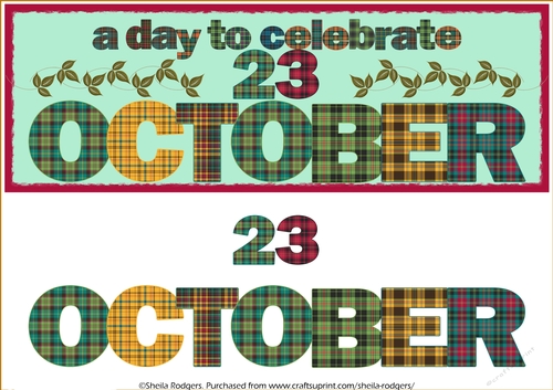 DAY OF THE YEAR - OCTOBER 23