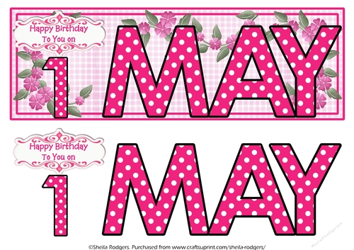 DAY OF THE YEAR FEMALE - MAY 1