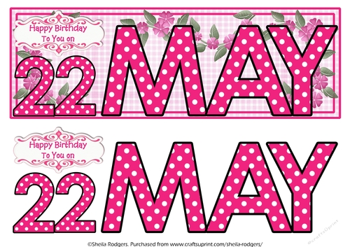 DAY OF THE YEAR FEMALE - MAY 22