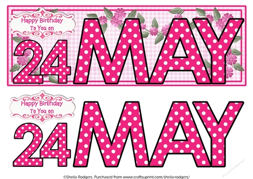 DAY OF THE YEAR FEMALE - MAY 24
