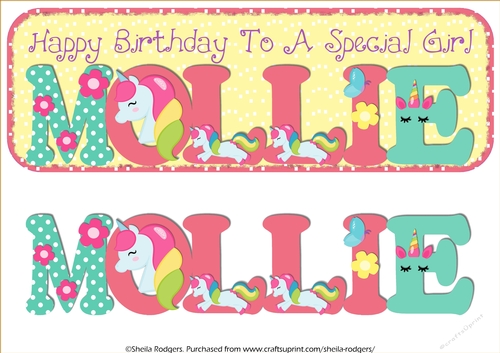 UNICORNS - MOLLIE