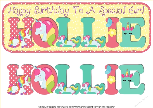 UNICORNS - HOLLIE