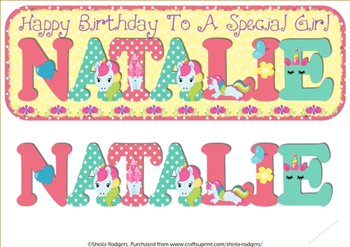 UNICORNS - NATALIE