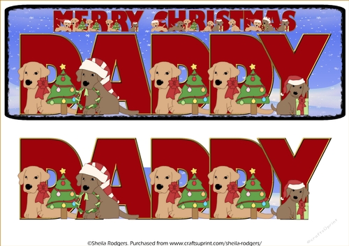 CHRISTMAS LABS - DADDY