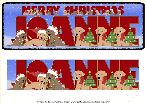 CHRISTMAS LABS - JOANNE