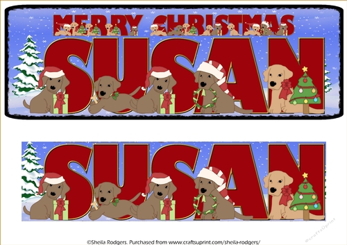 CHRISTMAS LABS - SUSAN