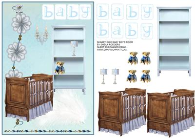 Shabby Chic Baby Boy's Room