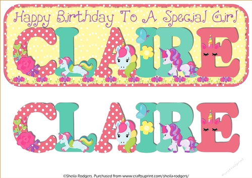 UNICORNS - CLAIRE
