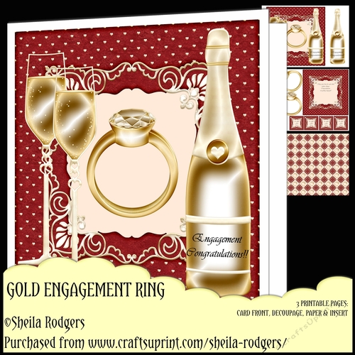 Gold Engagement Ring