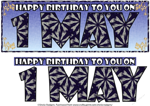 DAY OF THE YEAR 2 - MAY 1