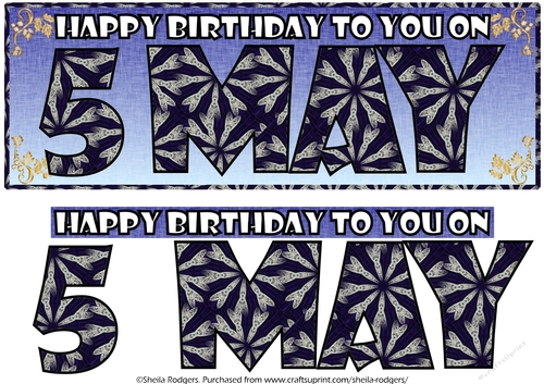 DAY OF THE YEAR 2 - MAY 5