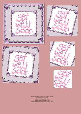Rose and Butterfly Gws Twisted Pyramid