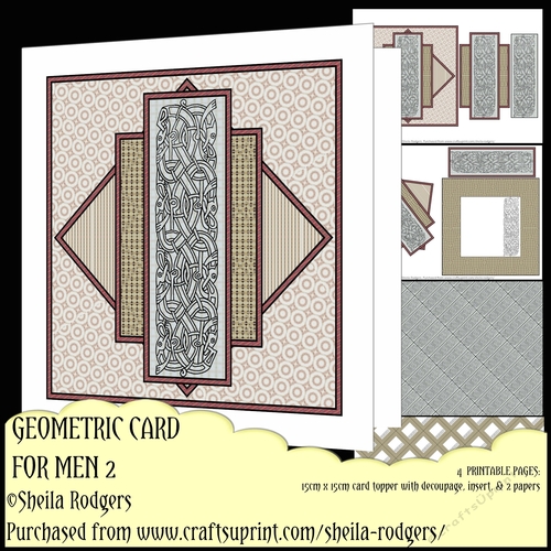 GEOMETRIC CARD FOR MEN 2
