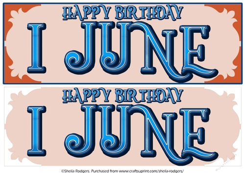DAY OF THE YEAR - MALE - JUNE 1