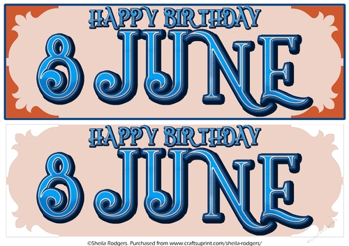 DAY OF THE YEAR - MALE - JUNE 8