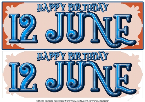 DAY OF THE YEAR - MALE - JUNE 12